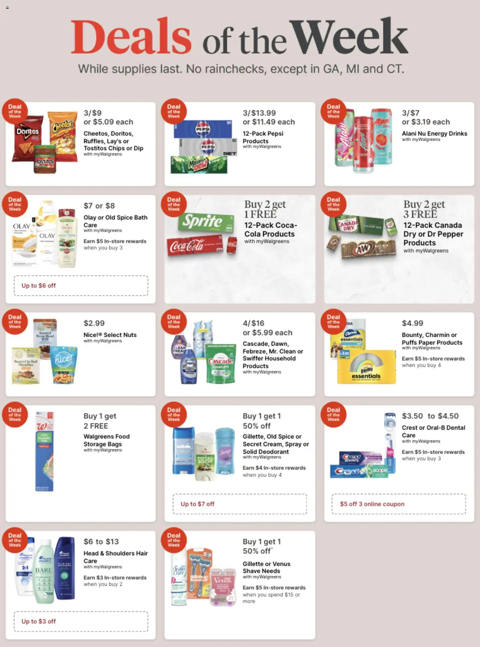 Walgreens Weekly Ad - page 1- valid from 10/26/2025
