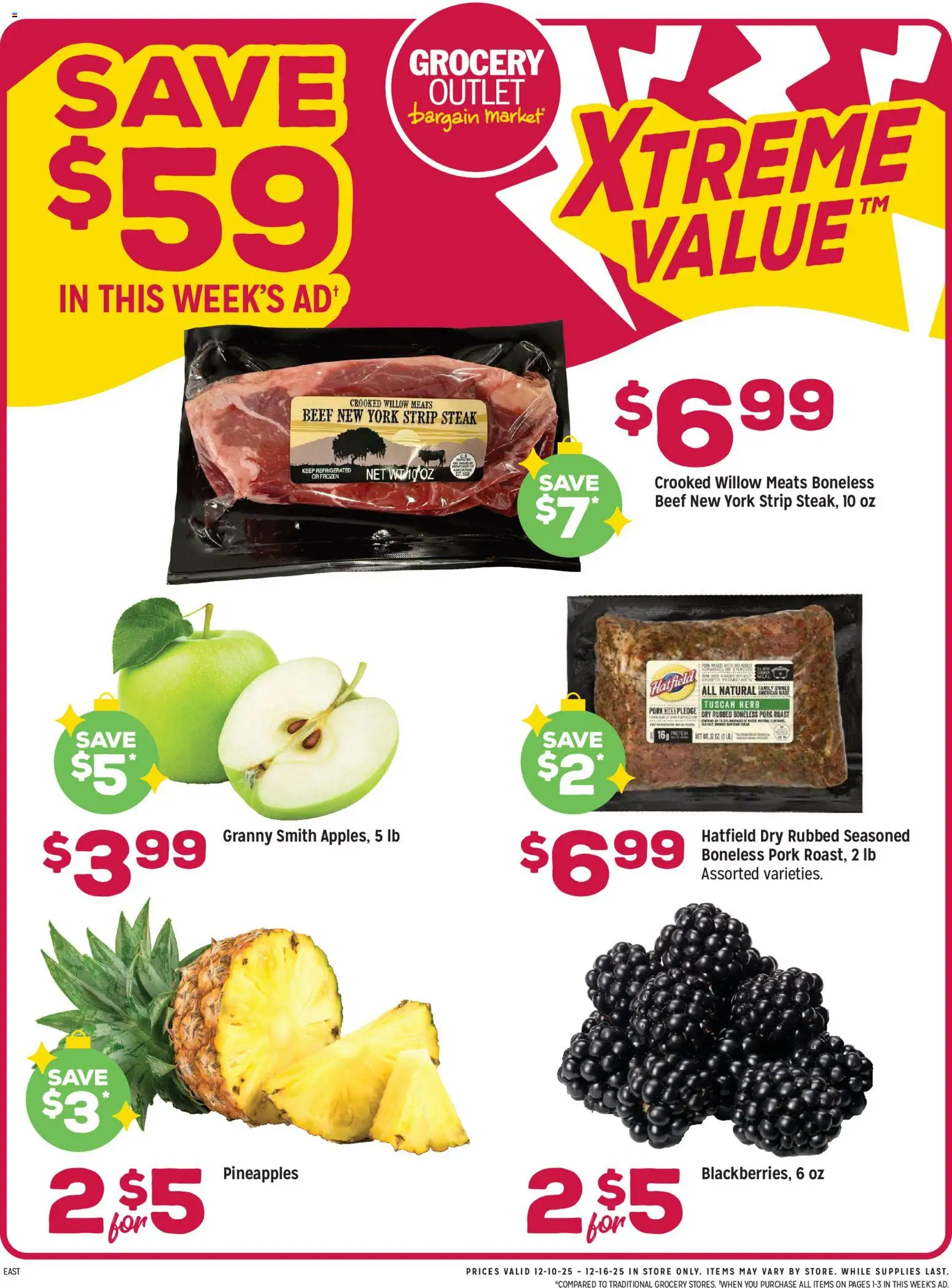 Grocery Outlet Weekly Ad - NJ - page 1- valid from 12/10/2025