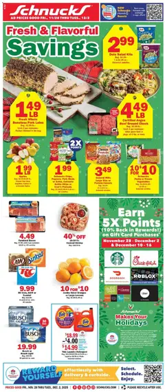 Preview Schnucks Weekly Print Ad - IL valid from 11/28/2025