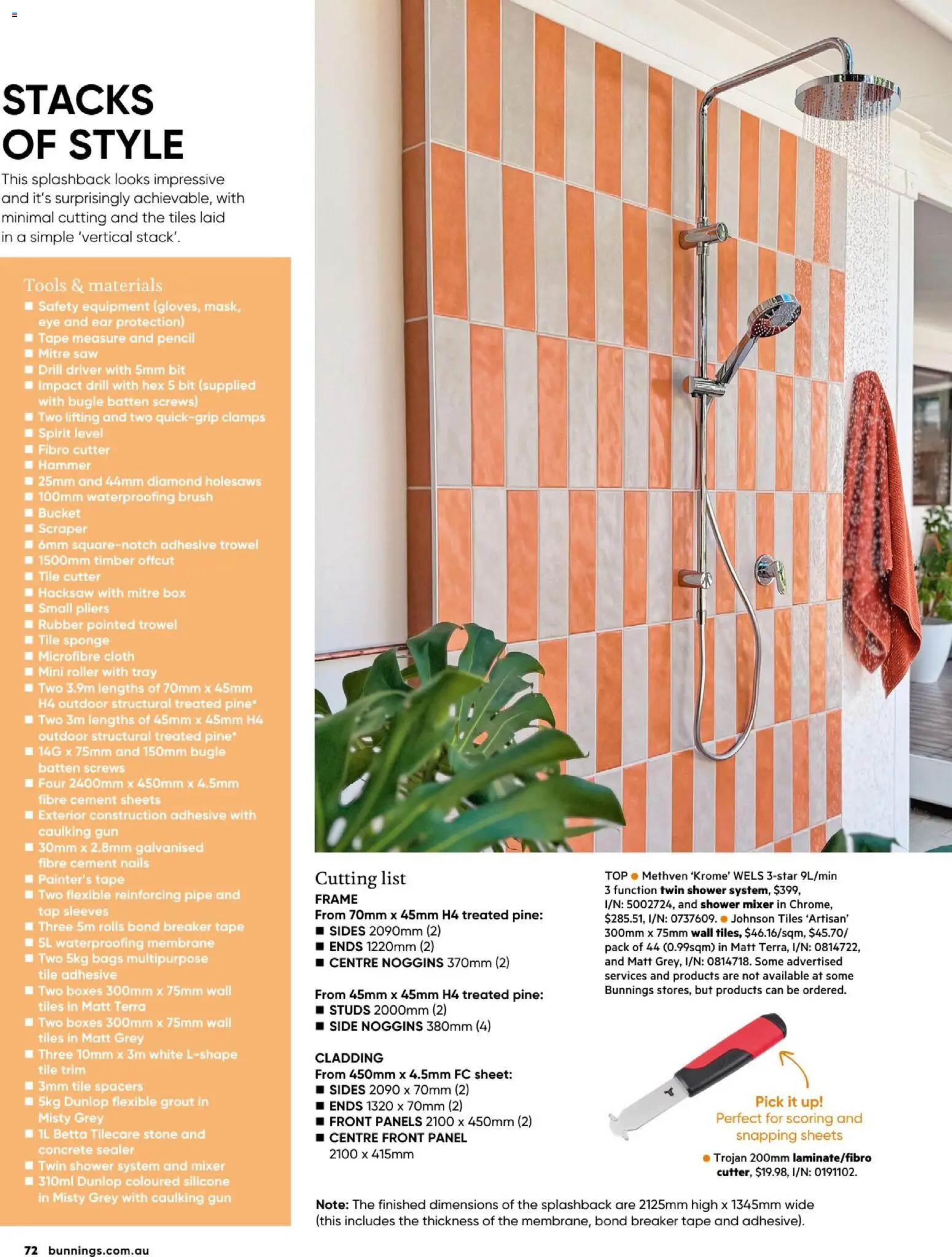 Catalogue Bunnings Warehouse January - page 72- valid from 01/01/2026