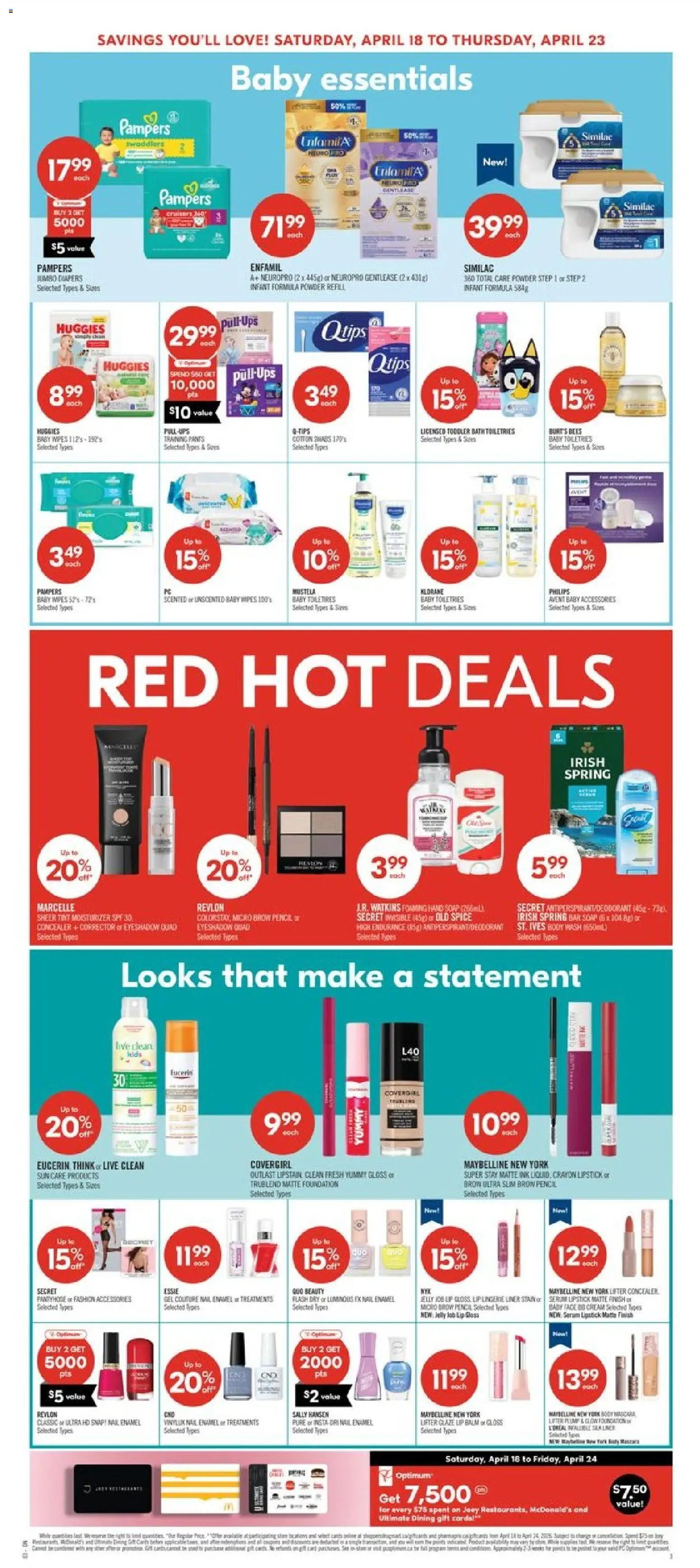 Shoppers weekly flyer / circulaire - page 8- valid from Apr 17, 2026