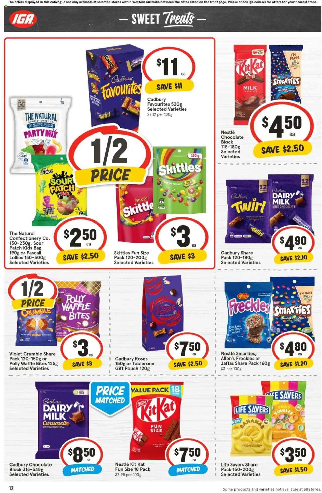 IGA Catalogue WA - page 12- valid from 16/07/2025