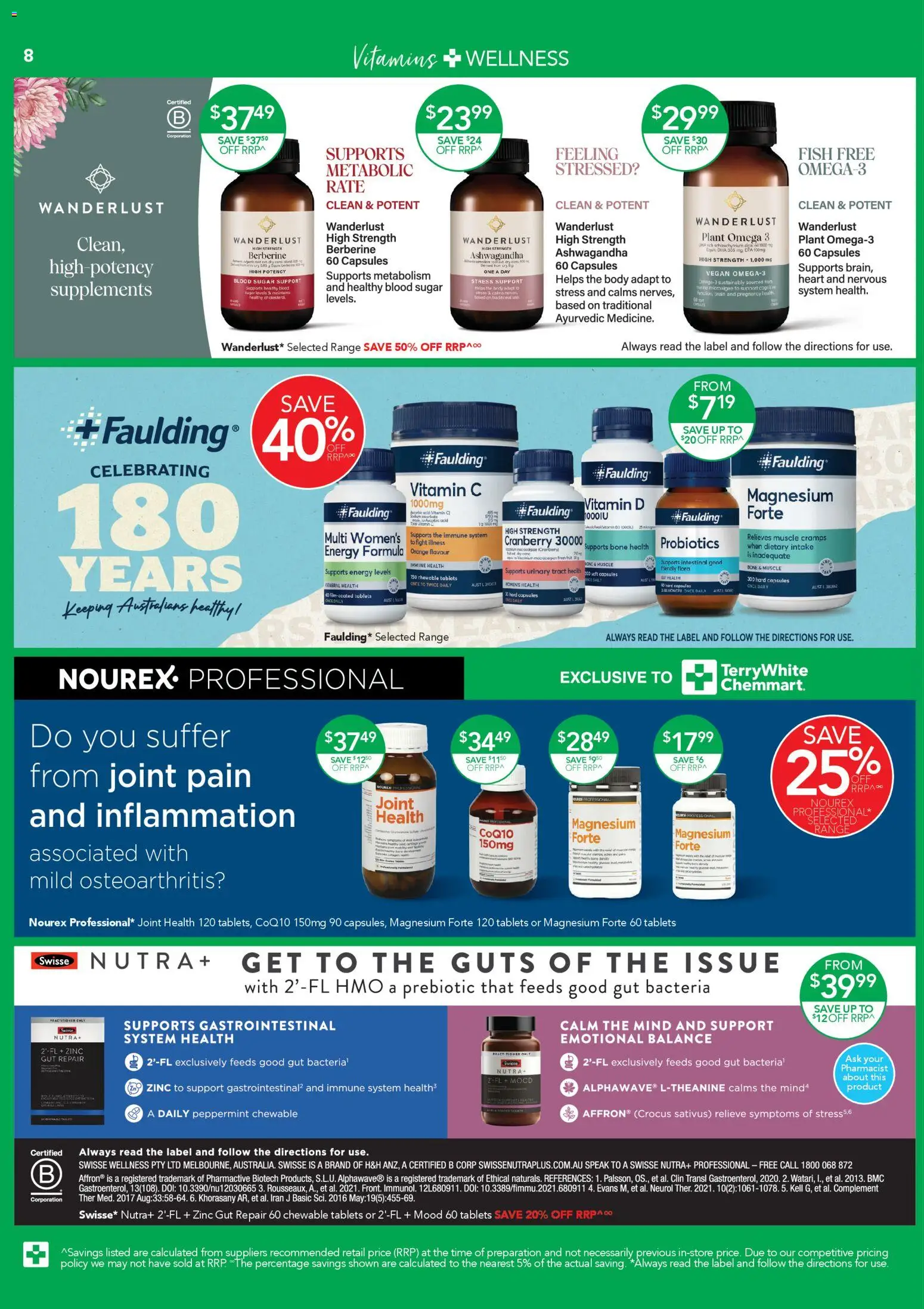 Terry White catalogue  - page 8- valid from 05/03/2026