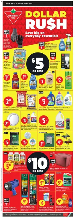 Preview Canadian Tire flyer / circulaire valid from Jul 25, 2025