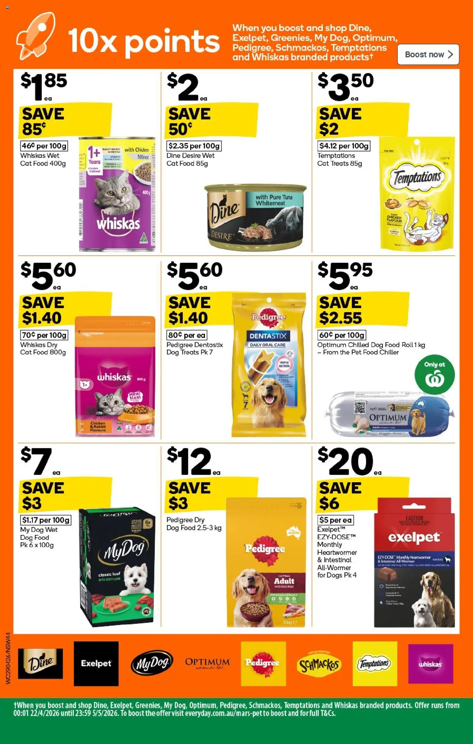Woolworths catalogue  - page 44- valid from 29/04/2026