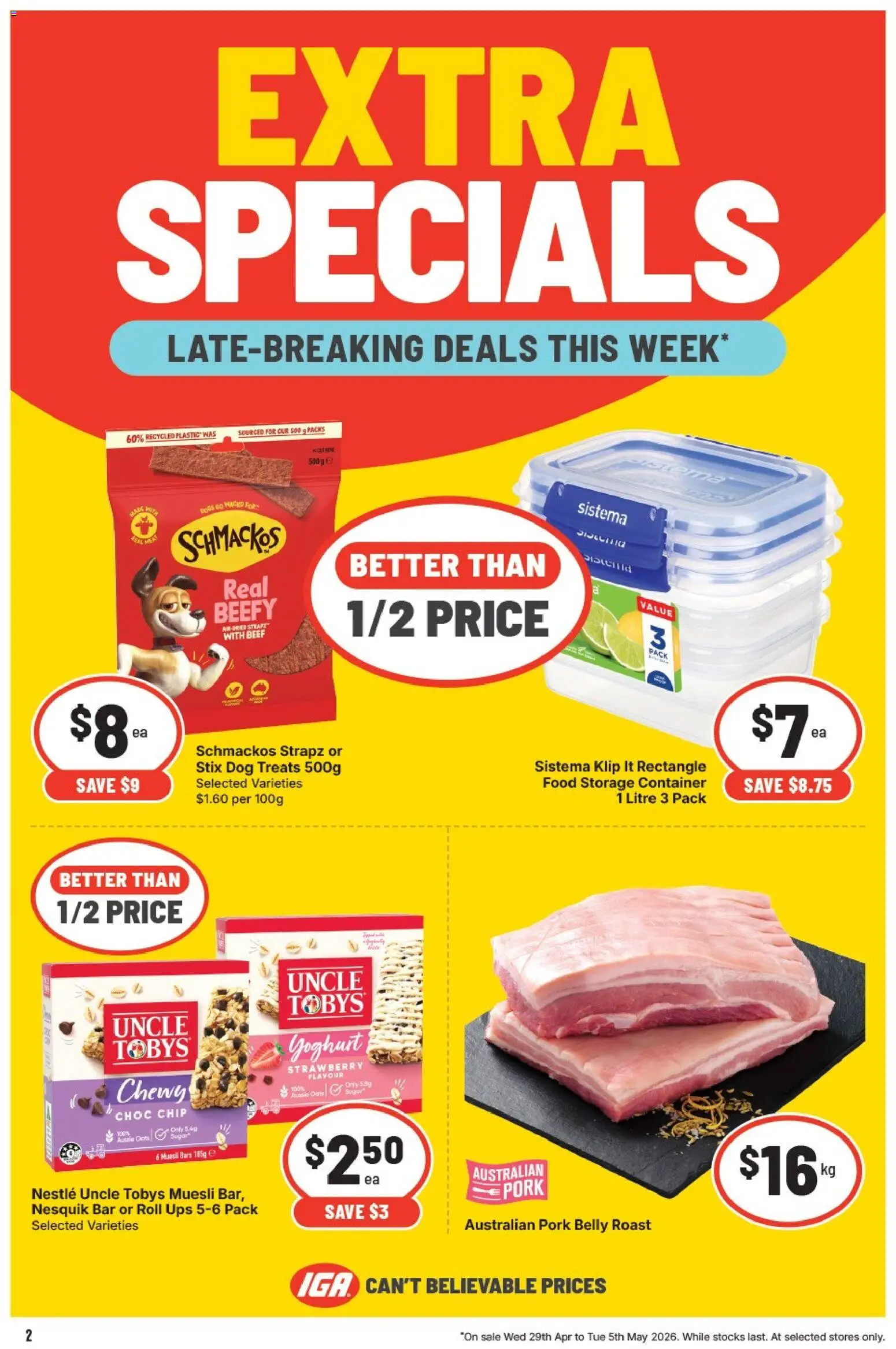 IGA catalogue  - page 41- valid from 29/04/2026