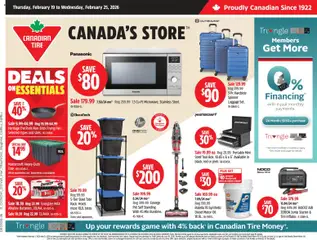 Preview Canadian Tire weekly flyer valid from Feb 19, 2026