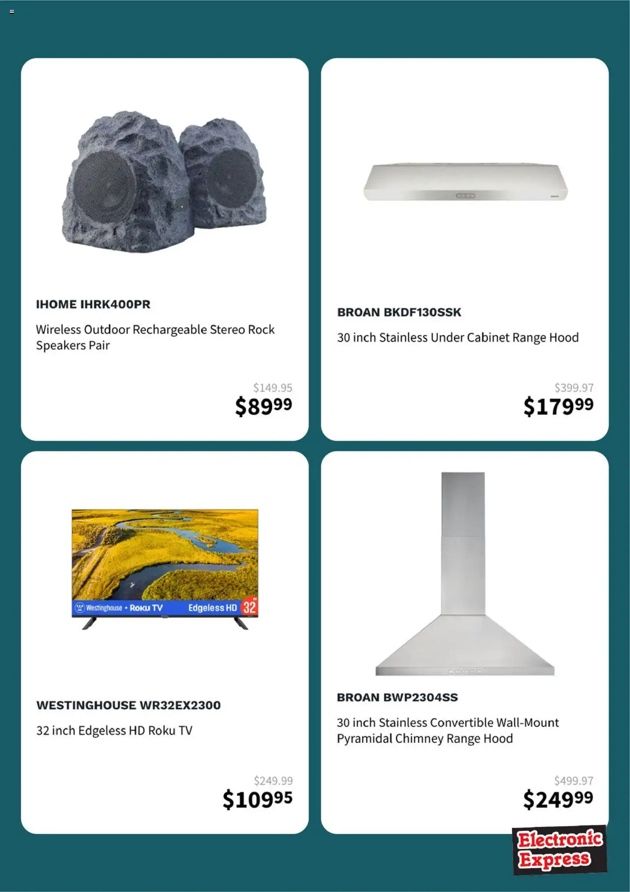 Electronic Express Weekly Ad - page 2- valid from 07/15/2025