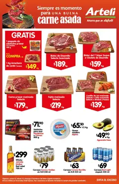 Arteli folleto Carnes Suc. Express válido desde 13/02/2026