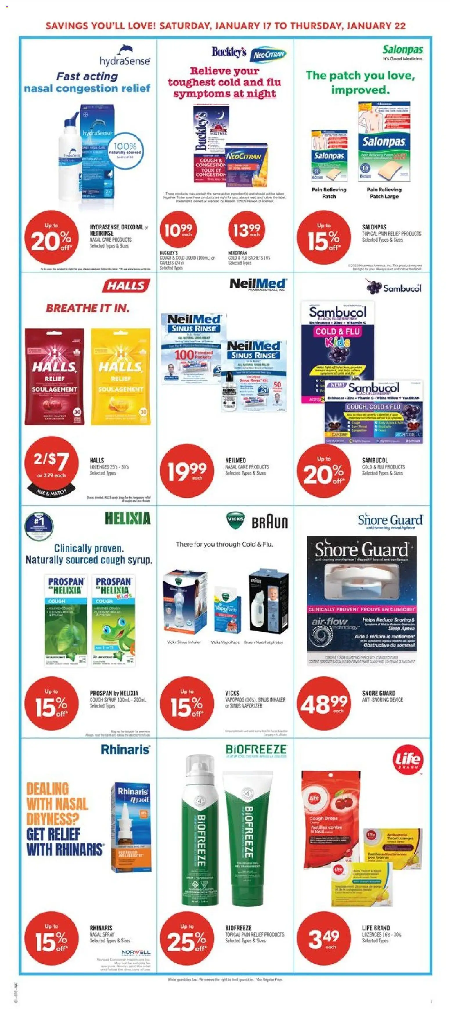 Shoppers weekly flyer / circulaire - page 10- valid from Jan 16, 2026