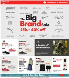 Preview Sport Chek weekly flyer / circulaire valid from Jul 24, 2025