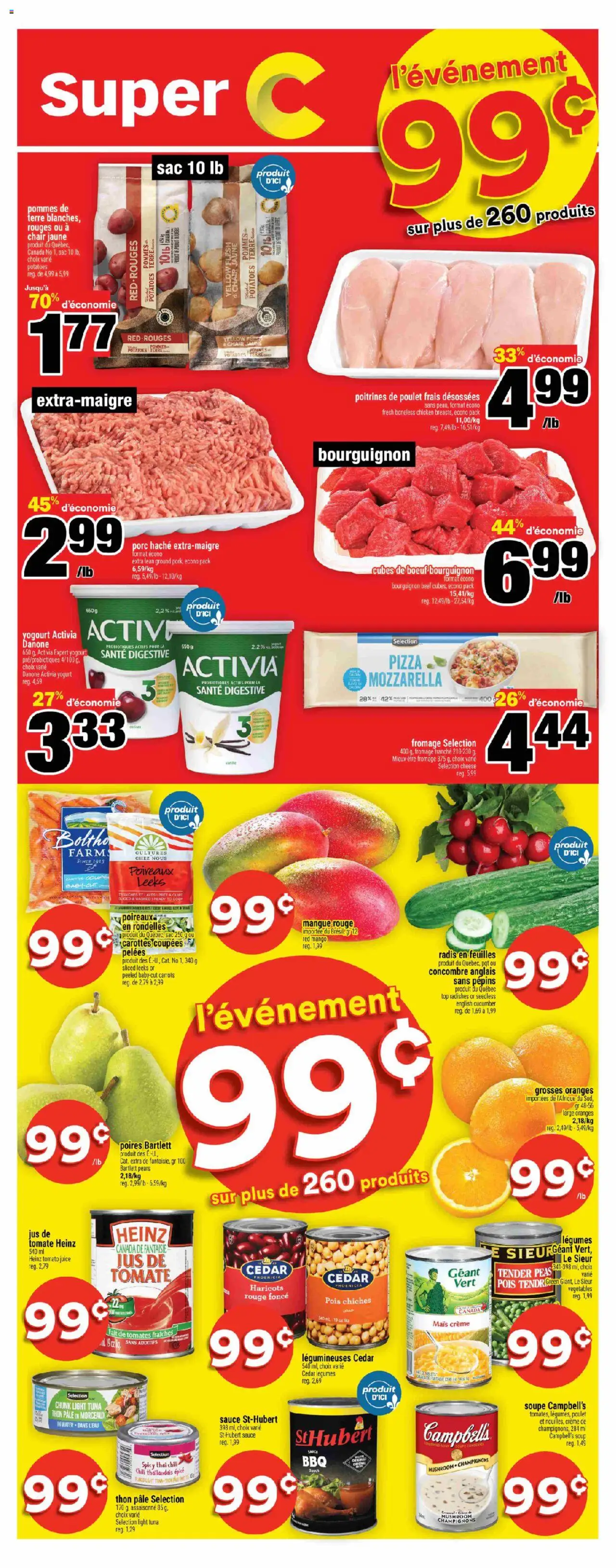 Super C weekly flyer / circulaire - page 1- valid from Oct 23, 2025