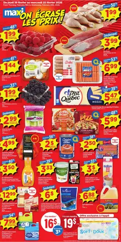 Preview Maxi weekly flyer / circulaire valid from Feb 19, 2026