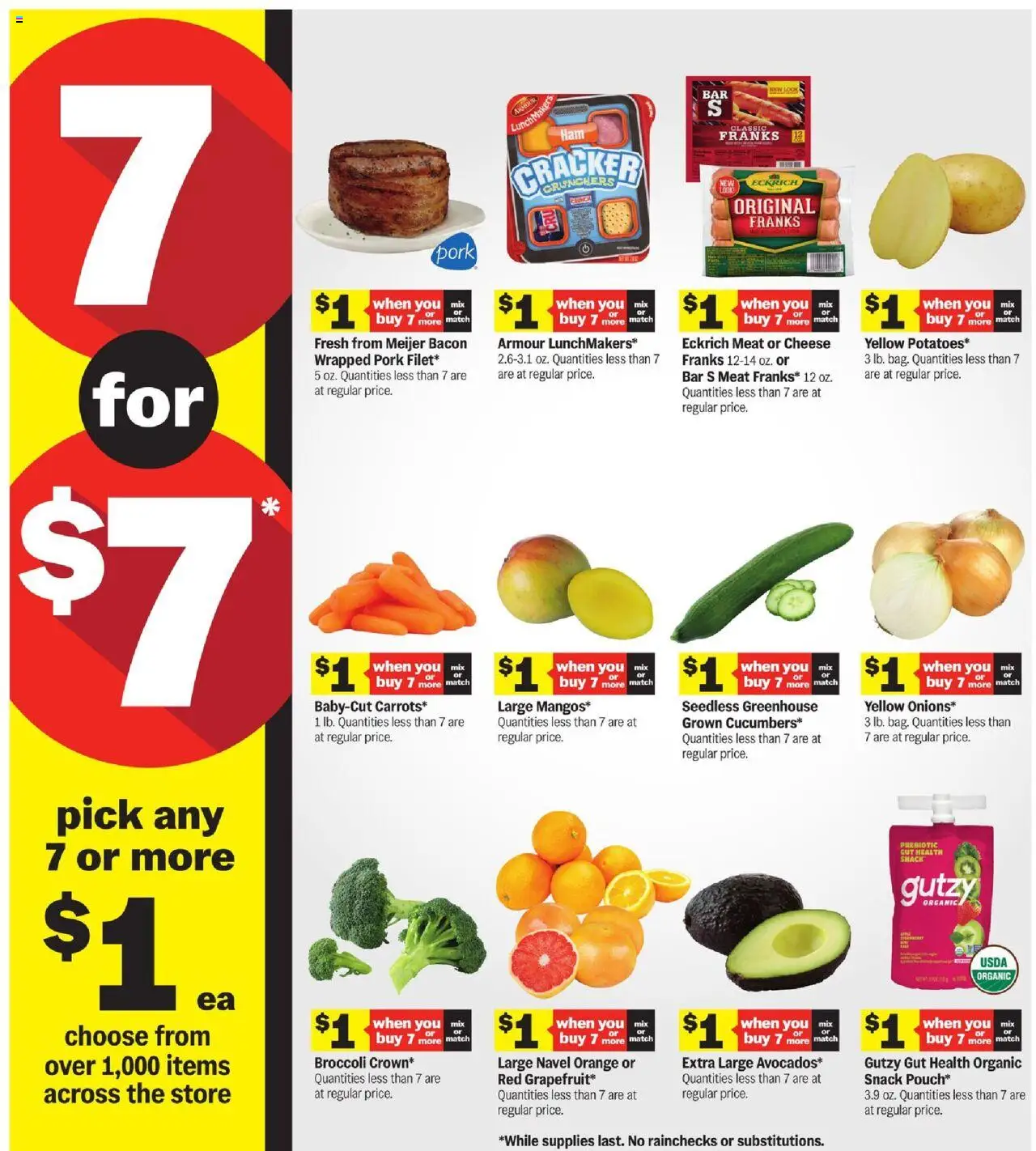 Meijer Weekly Ad - page 7- valid from 07/20/2025