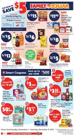 Preview Family Dollar Weekly Ad valid from 11/02/2025