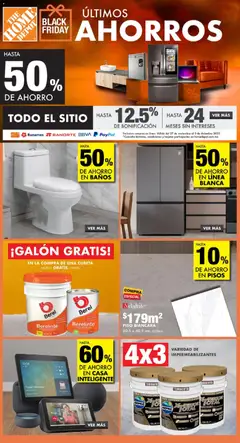 Home Depot Black Friday válido desde 27/11/2025