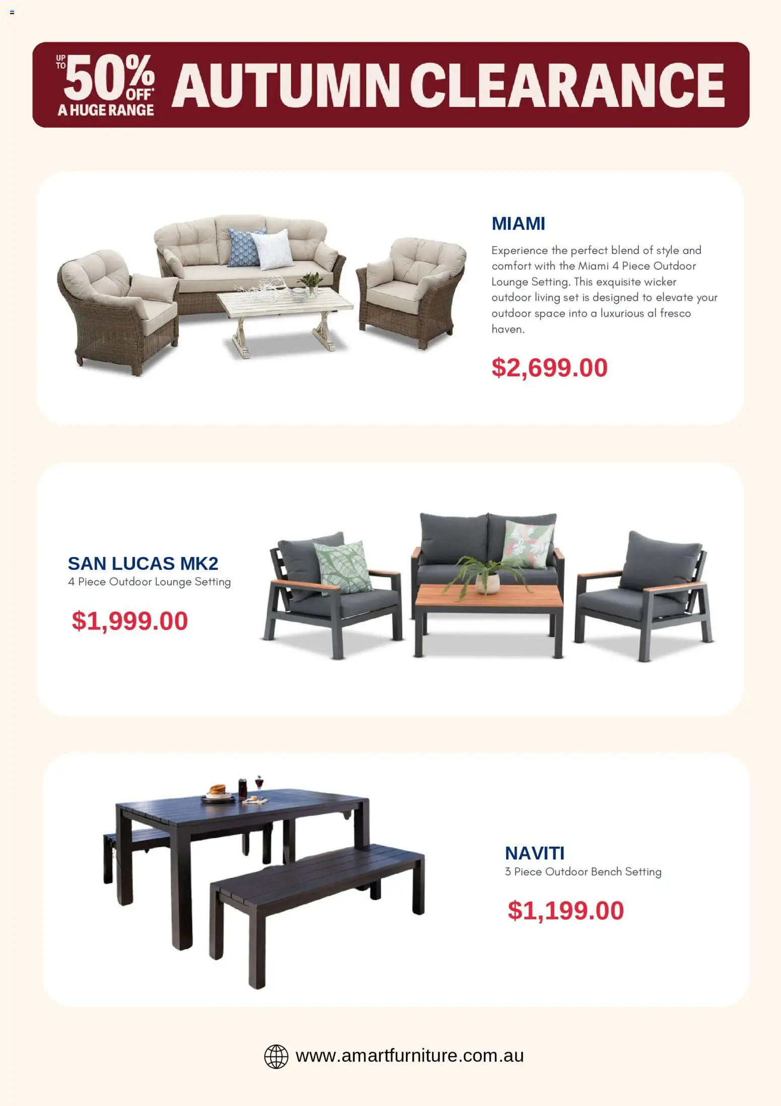 Amart Furniture catalogue  - page 3- valid from 17/04/2026