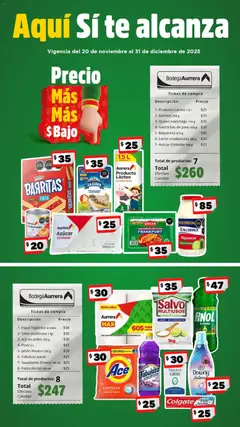 Bodega Aurrerá folleto Aquí Si te alcanza válido desde 20/11/2025