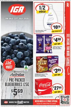 IGA catalogue preview - valid from 23/07/2025