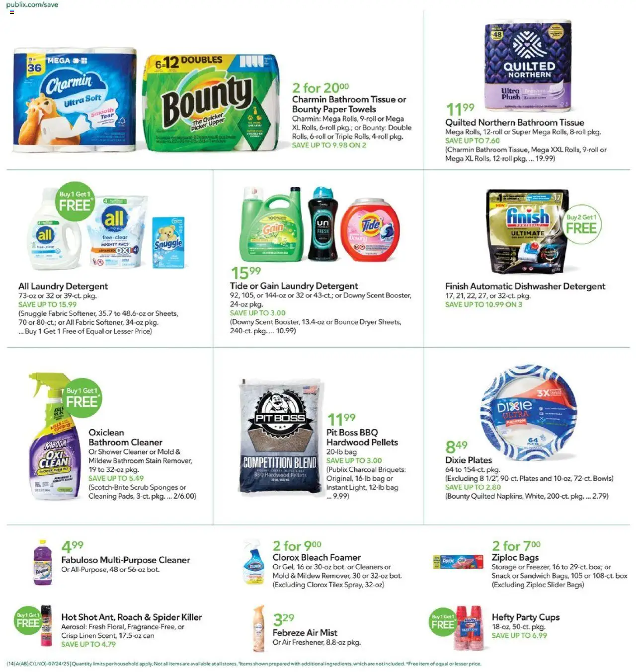 Publix Weekly Ad - page 14- valid from 07/23/2025
