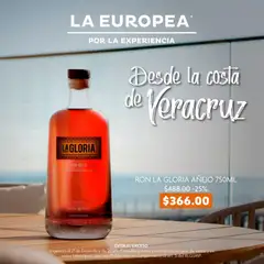 La Europea catálogo Ron La Gloria Añejo válido desde 07/12/2025