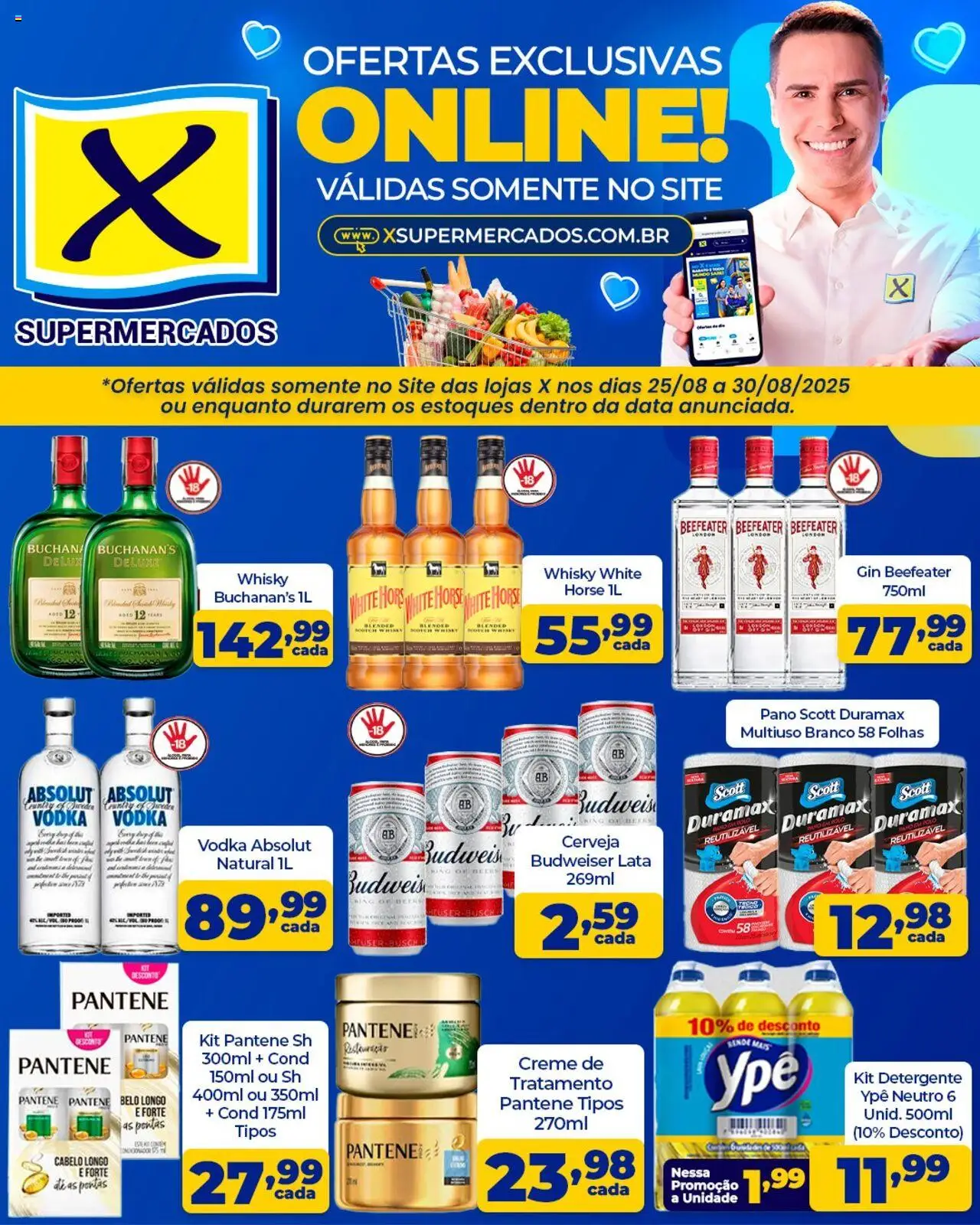 X Supermercados - Ofertas Especiais - página 1- válido a partir de 25/08/2025
