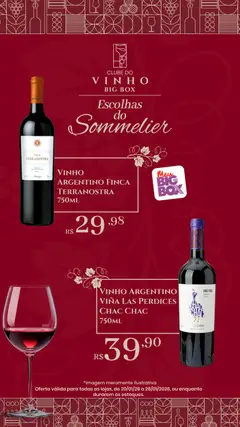 Pré-visualização Big Box - Ofertas Clube do Vinho válida a partir de 20/01/2026