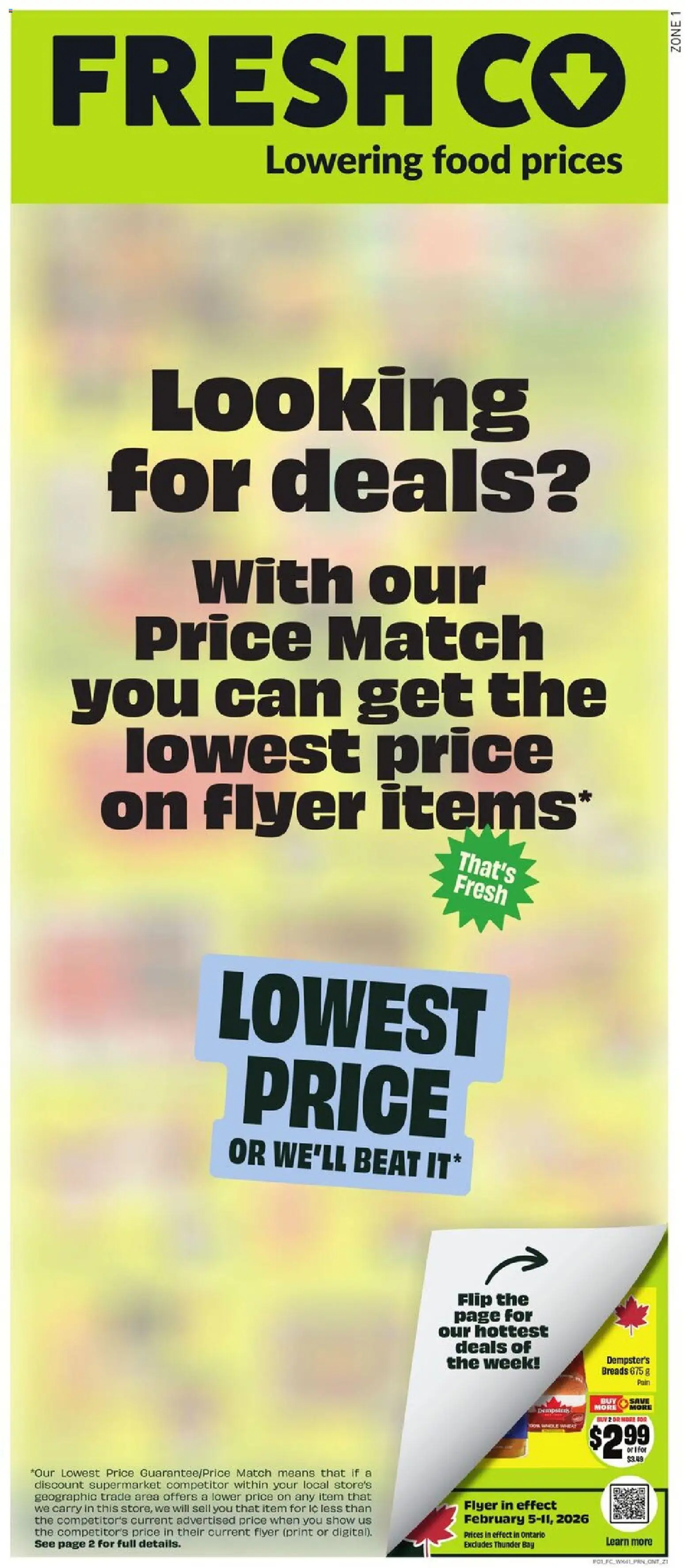 FreshCo weekly flyer / circulaire - page 1- valid from Feb 5, 2026