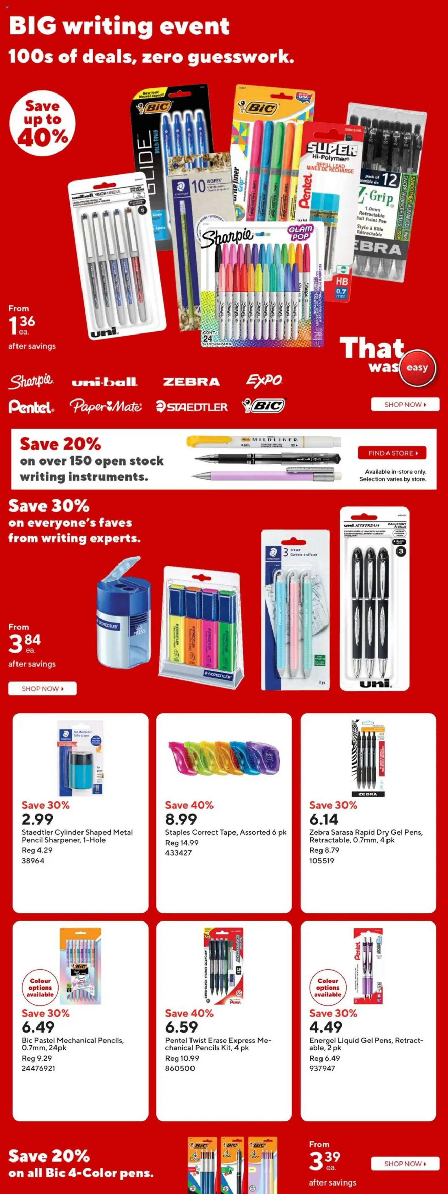 Staples weekly flyer / circulaire - page 5- valid from Apr 10, 2026