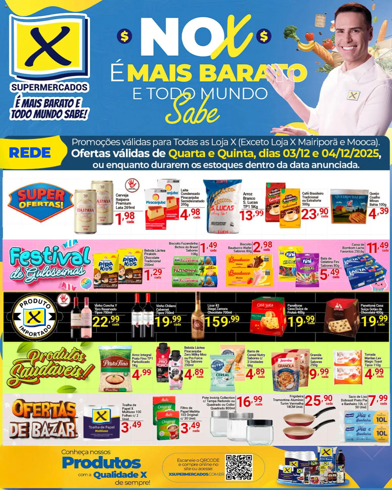X Supermercados - Ofertas da semana - página 1- válido a partir de 03/12/2025
