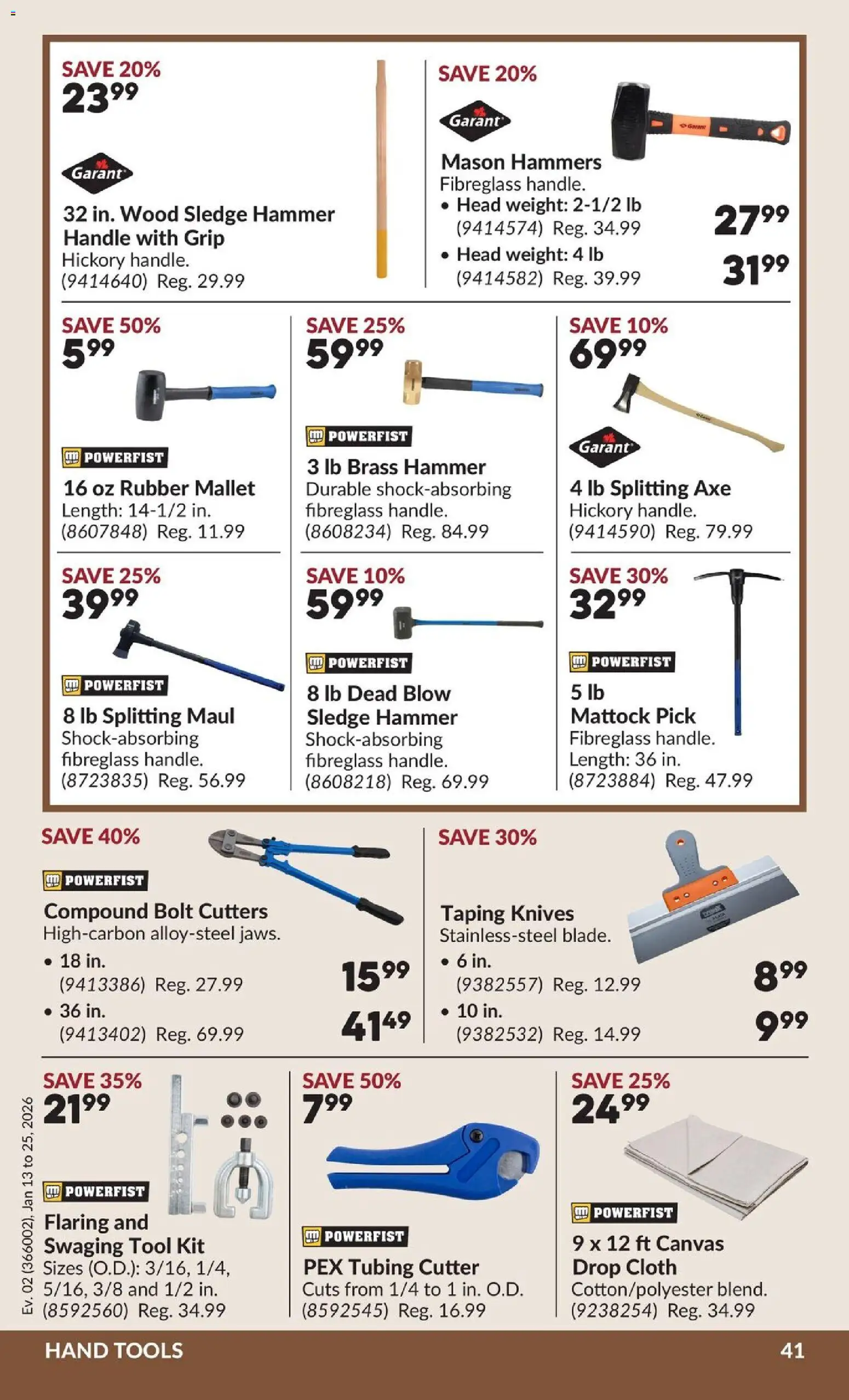 Princess Auto - 2 Week Sale! - page 47- valid from Jan 13, 2026