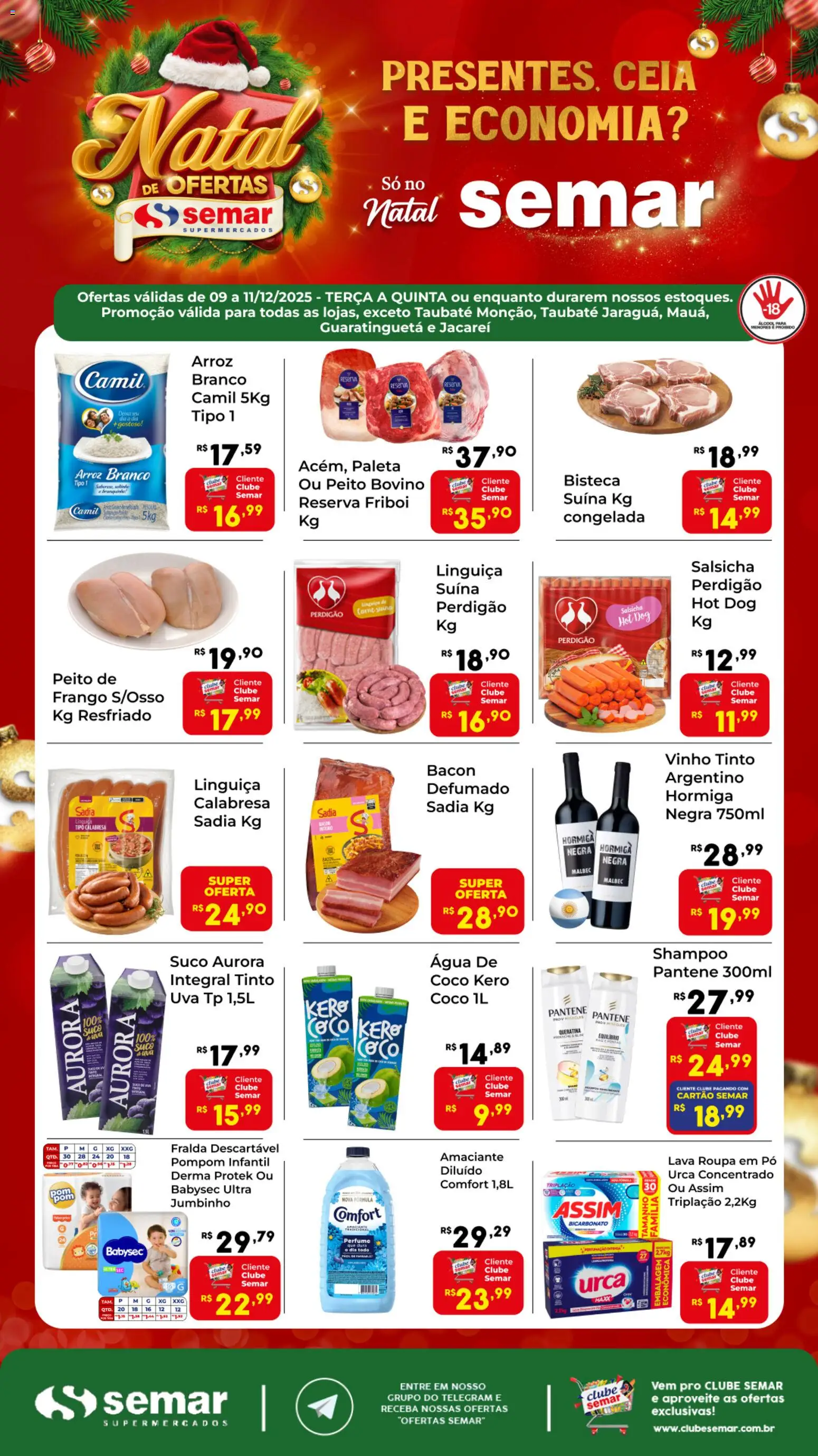 Semar Supermercado - Ofertas da semana - página 1- válido a partir de 09/12/2025

