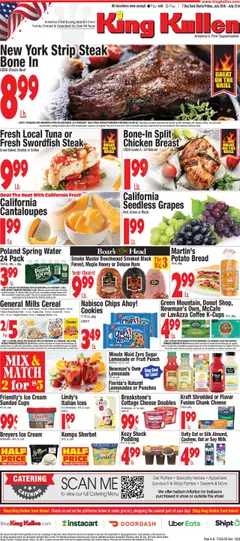 Preview King Kullen Weekly Ad valid from 07/25/2025