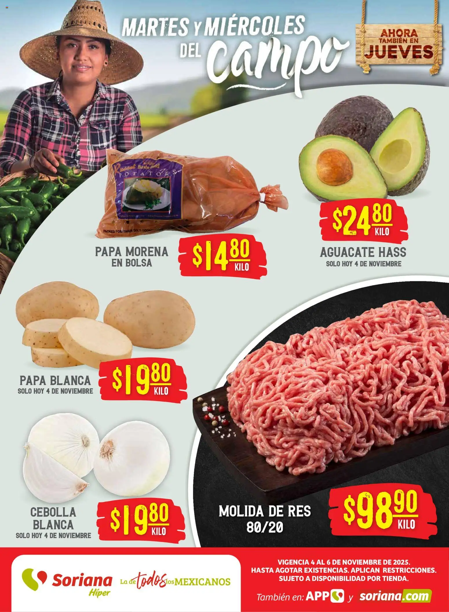 Soriana - Martes y Miércoles del Campo Híper: Saltillo y Torreón - página 1- válido desde 04/11/2025