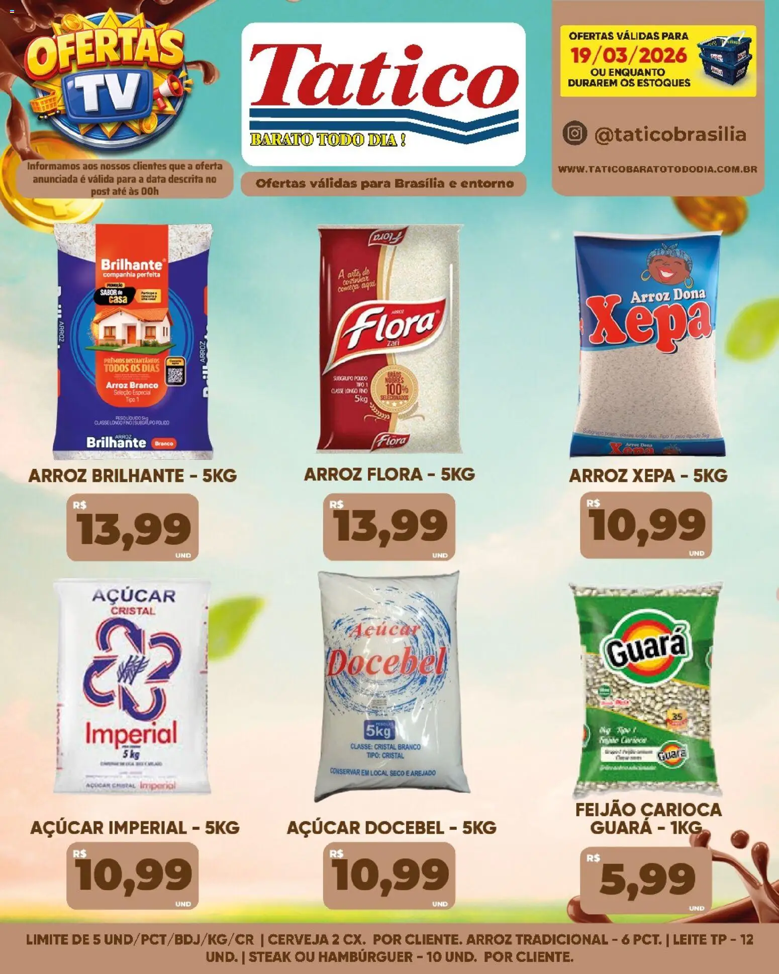 Tatico ofertas do Dia - página 1- válido a partir de 19/03/2026
