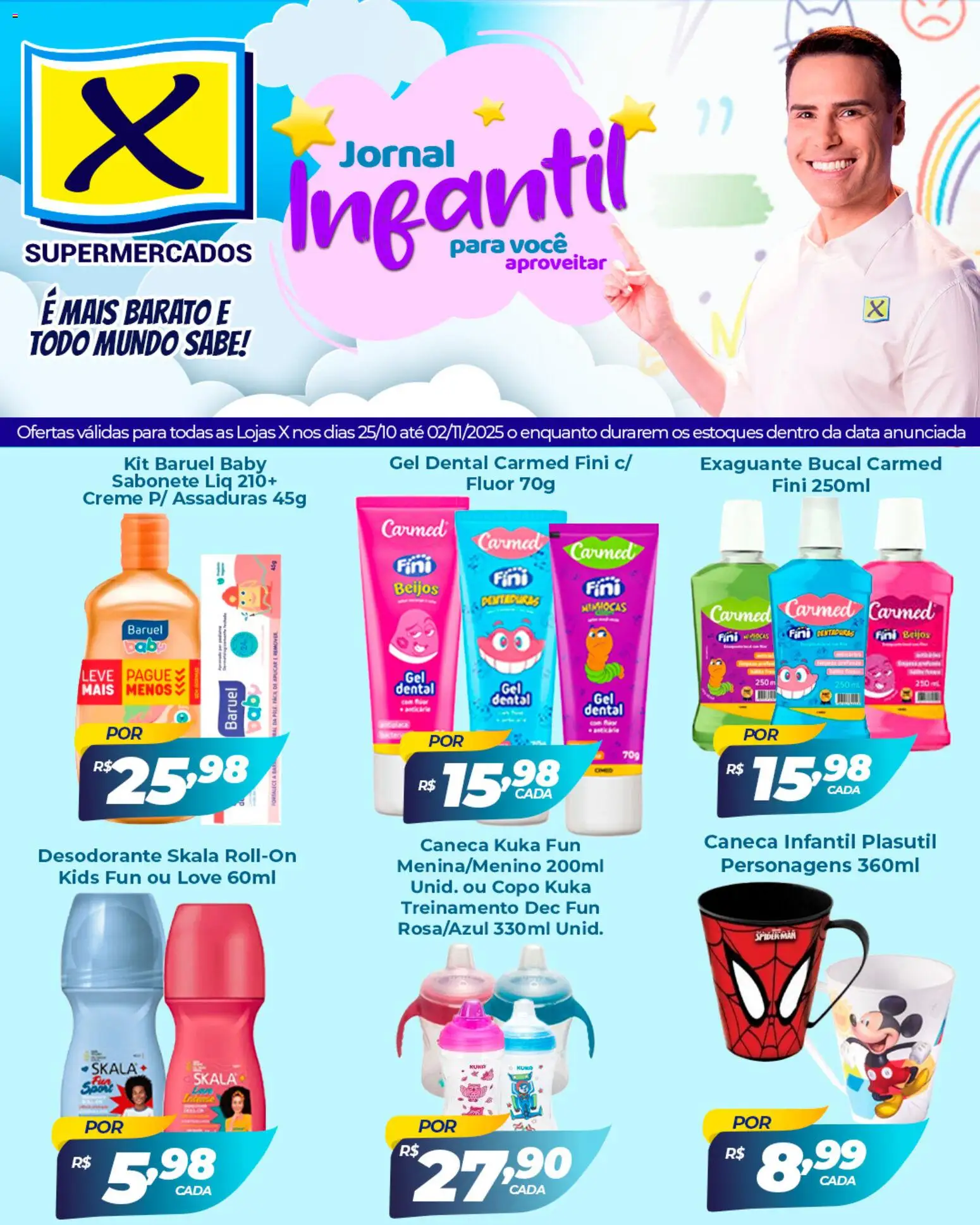 X Supermercados - Ofertas Infantil - página 1- válido a partir de 25/10/2025
