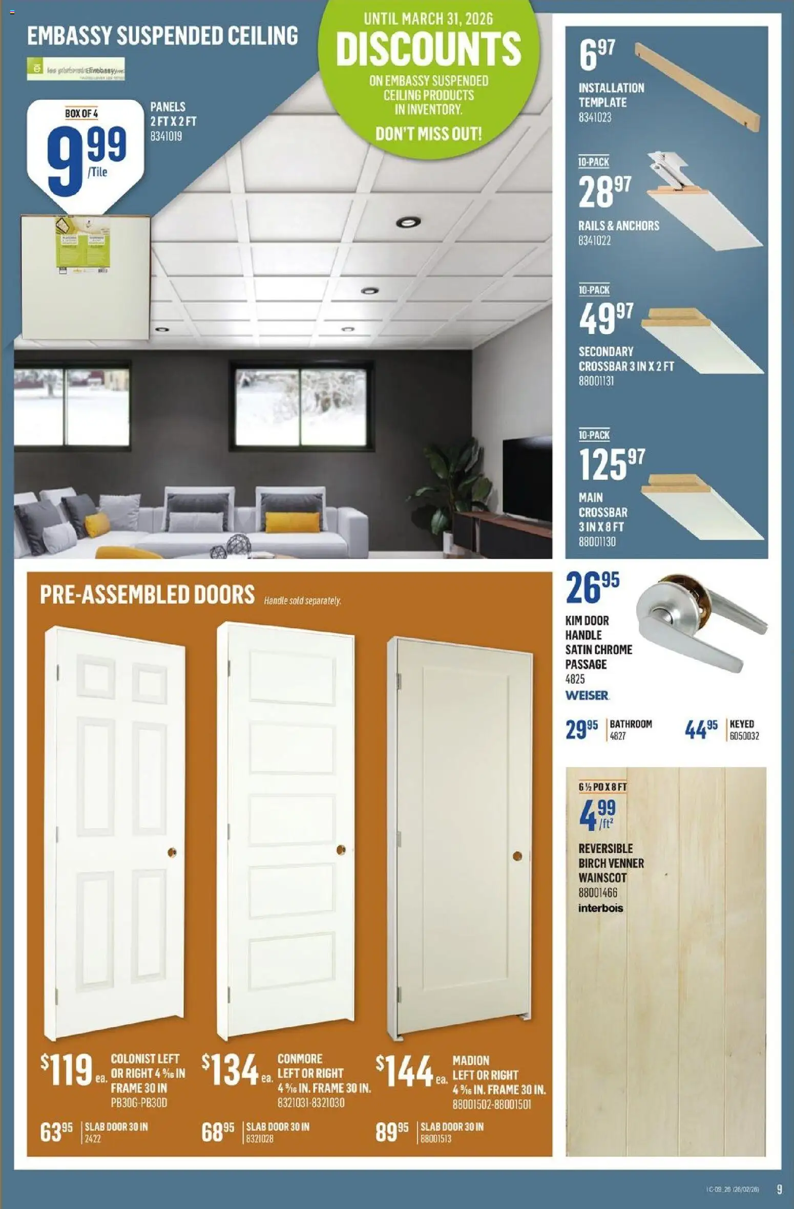 Canac weekly flyer - page 9- valid from Feb 26, 2026