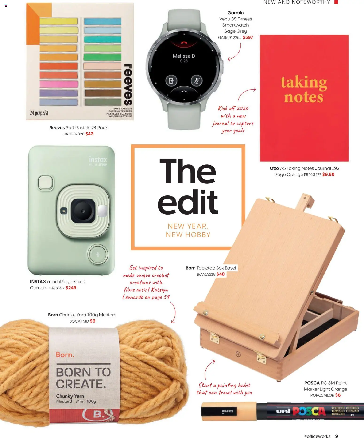 Officeworks Magazine - page 9- valid from 01/01/2026