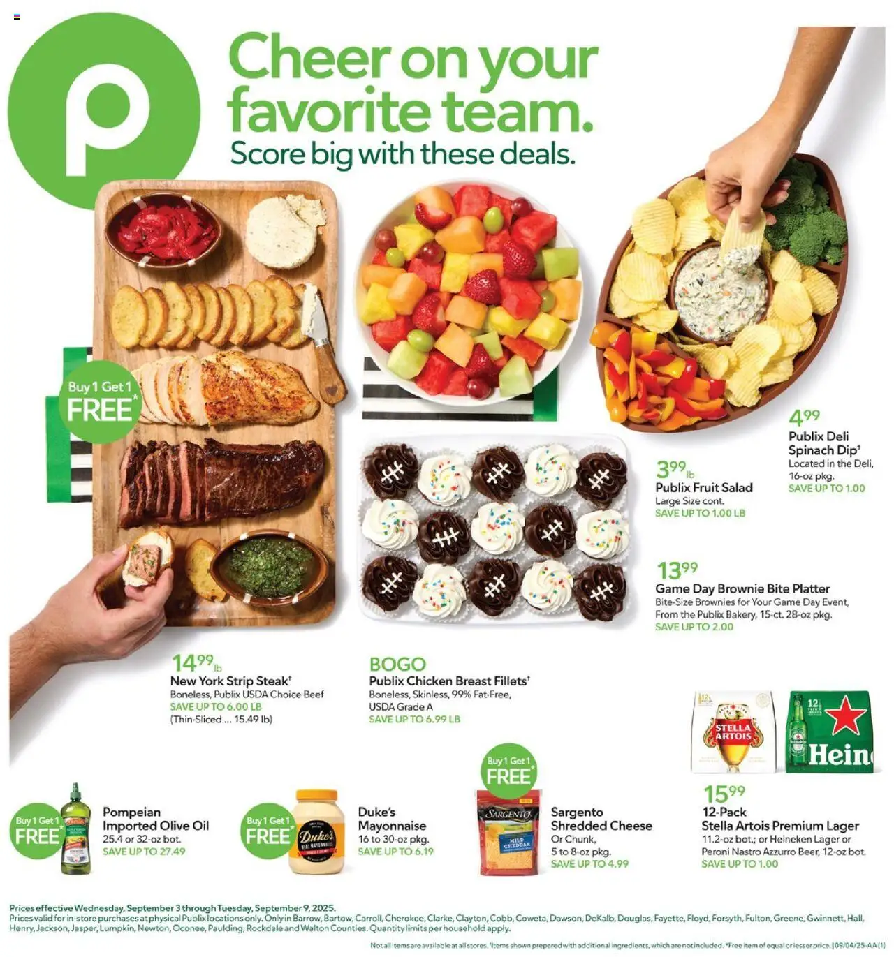 Publix Weekly Ad - page 1- valid from 09/03/2025