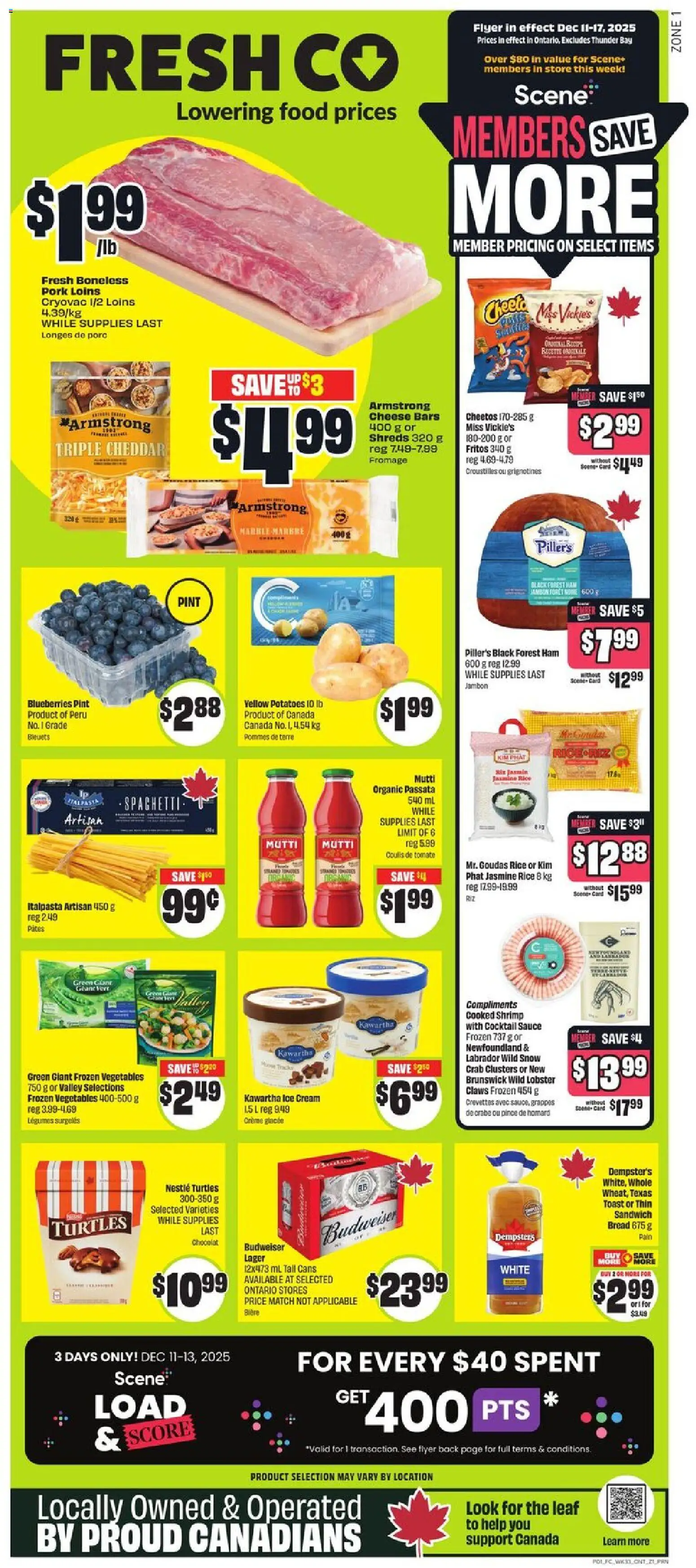 FreshCo weekly flyer / circulaire - page 1- valid from Dec 11, 2025