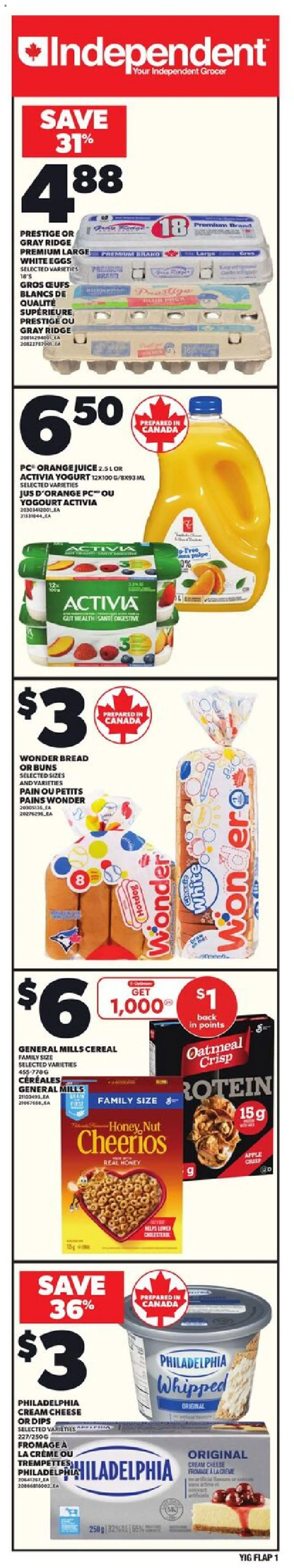 Independent Grocer weekly flyer / circulaire - page 1- valid from Sep 18, 2025