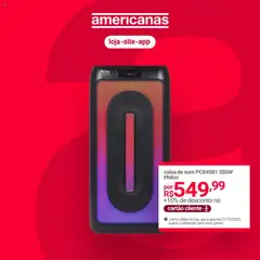 Pré-visualização Lojas Americanas - Ofertas atuais válida a partir de 14/10/2025