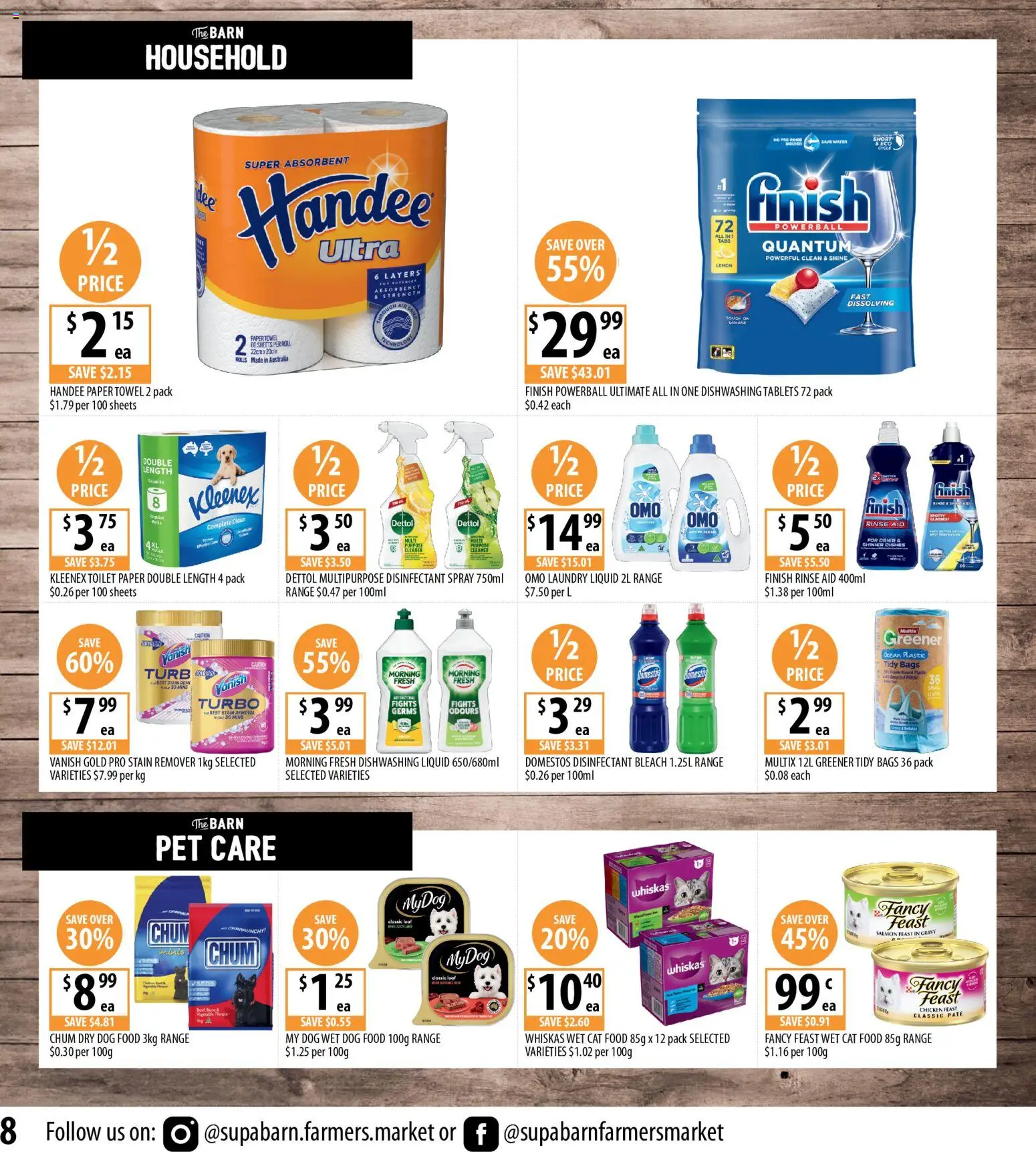 Supabarn catalogue  - page 8- valid from 15/04/2026