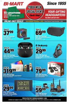 Preview Bi-Mart Cyber Week valid from 12/01/2025