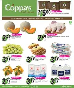 Preview Coppas Fresh Market weekly flyer / circulaire valid from Mar 19, 2026