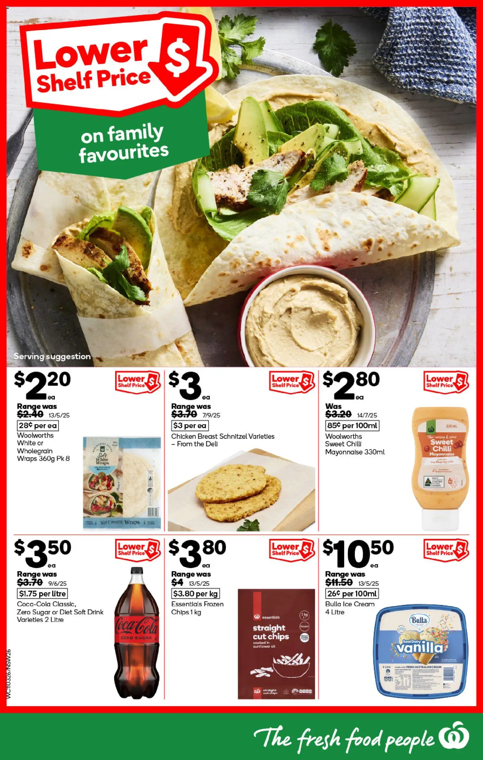 Woolworths catalogue  - page 26- valid from 11/03/2026