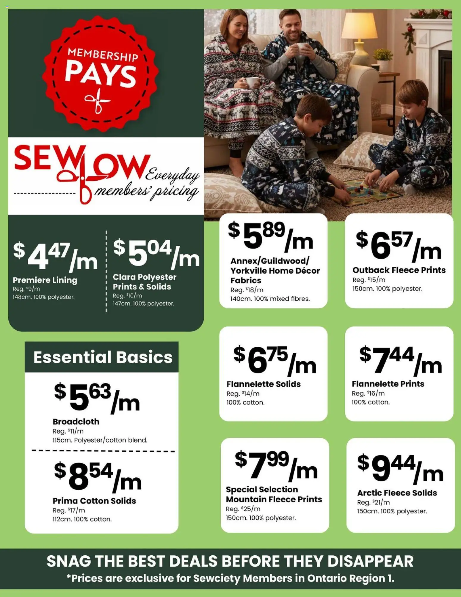 Fabricland flyer / circulaire - page 3- valid from Jan 2, 2026