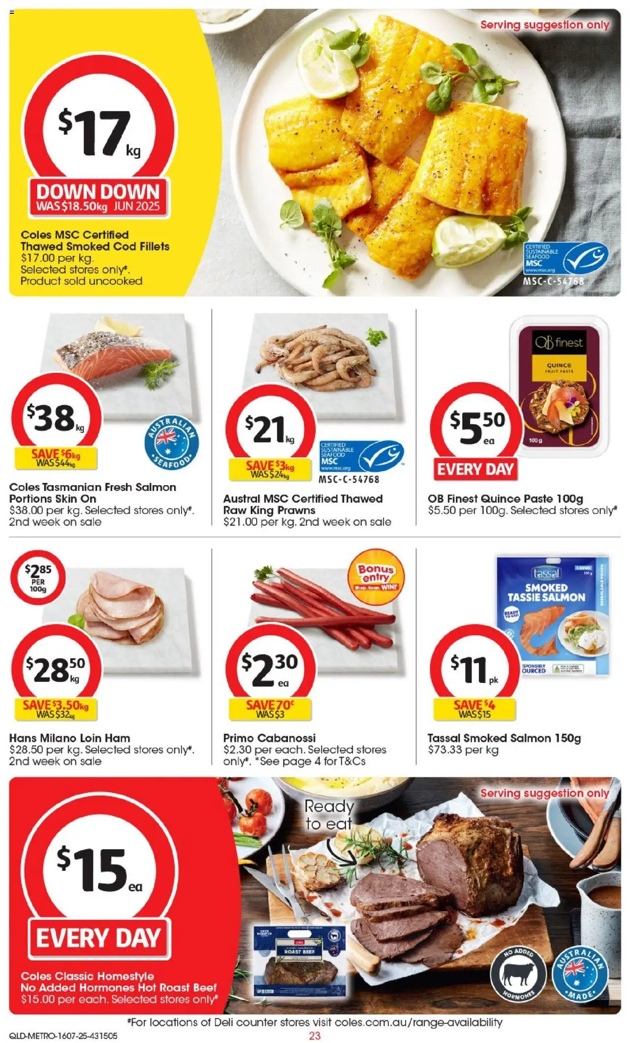 Coles Catalogue QLD North - page 23- valid from 16/07/2025
