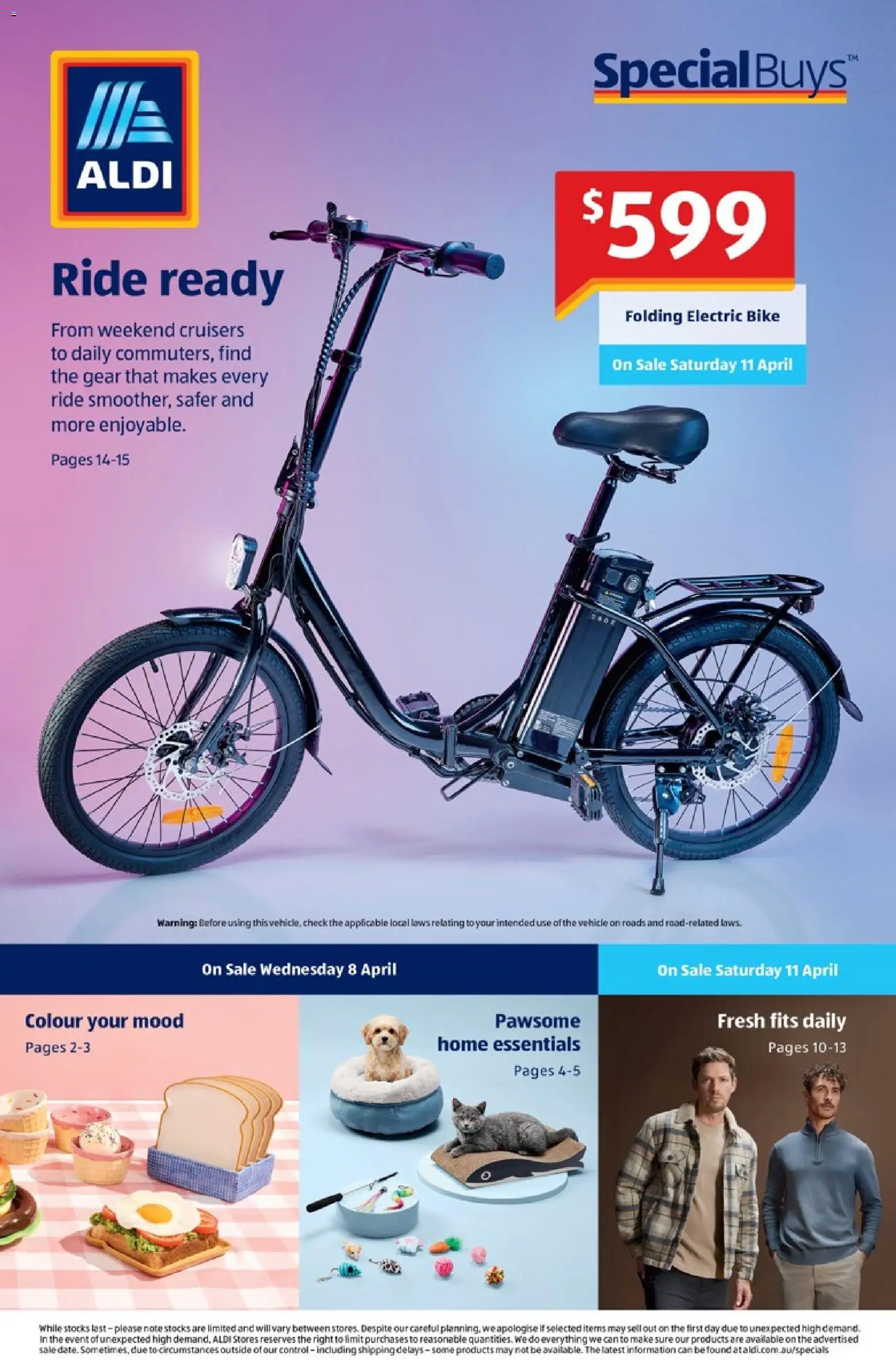 Aldi catalogue  - page 1- valid from 08/04/2026