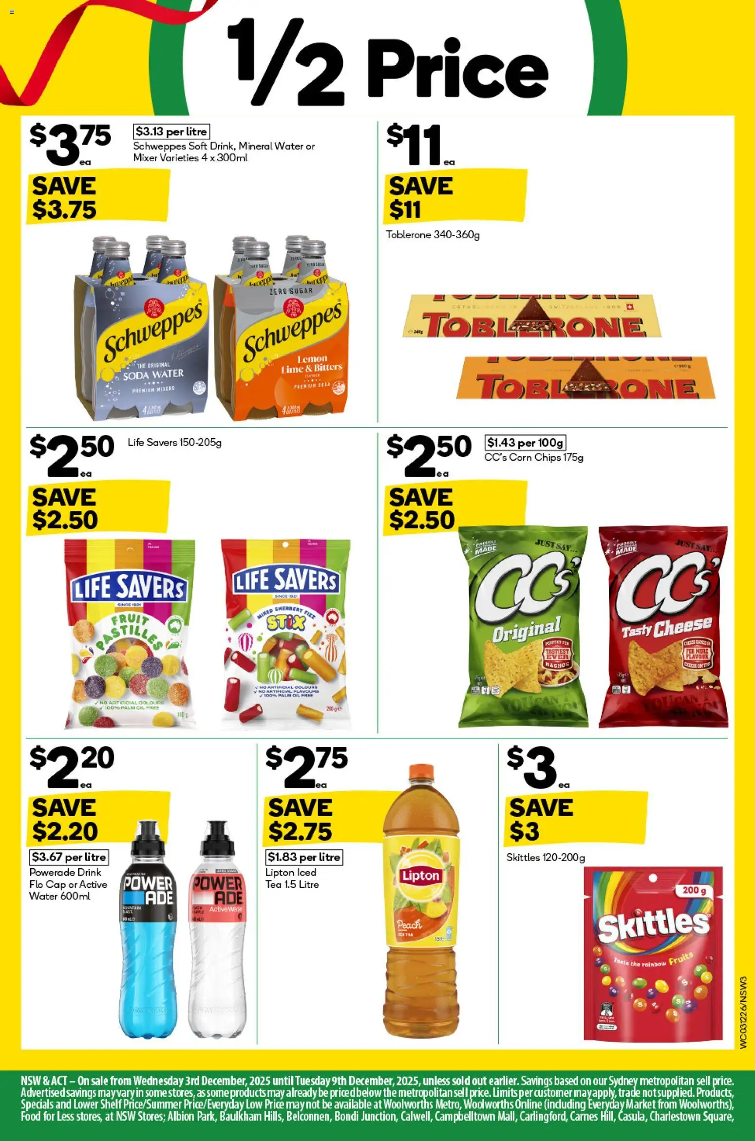 Weekly catalogue Woolworths 03/12 - page 3- valid from 03/12/2025